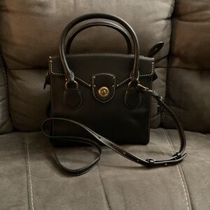 Elegant Black Handbag Ralph Lauren